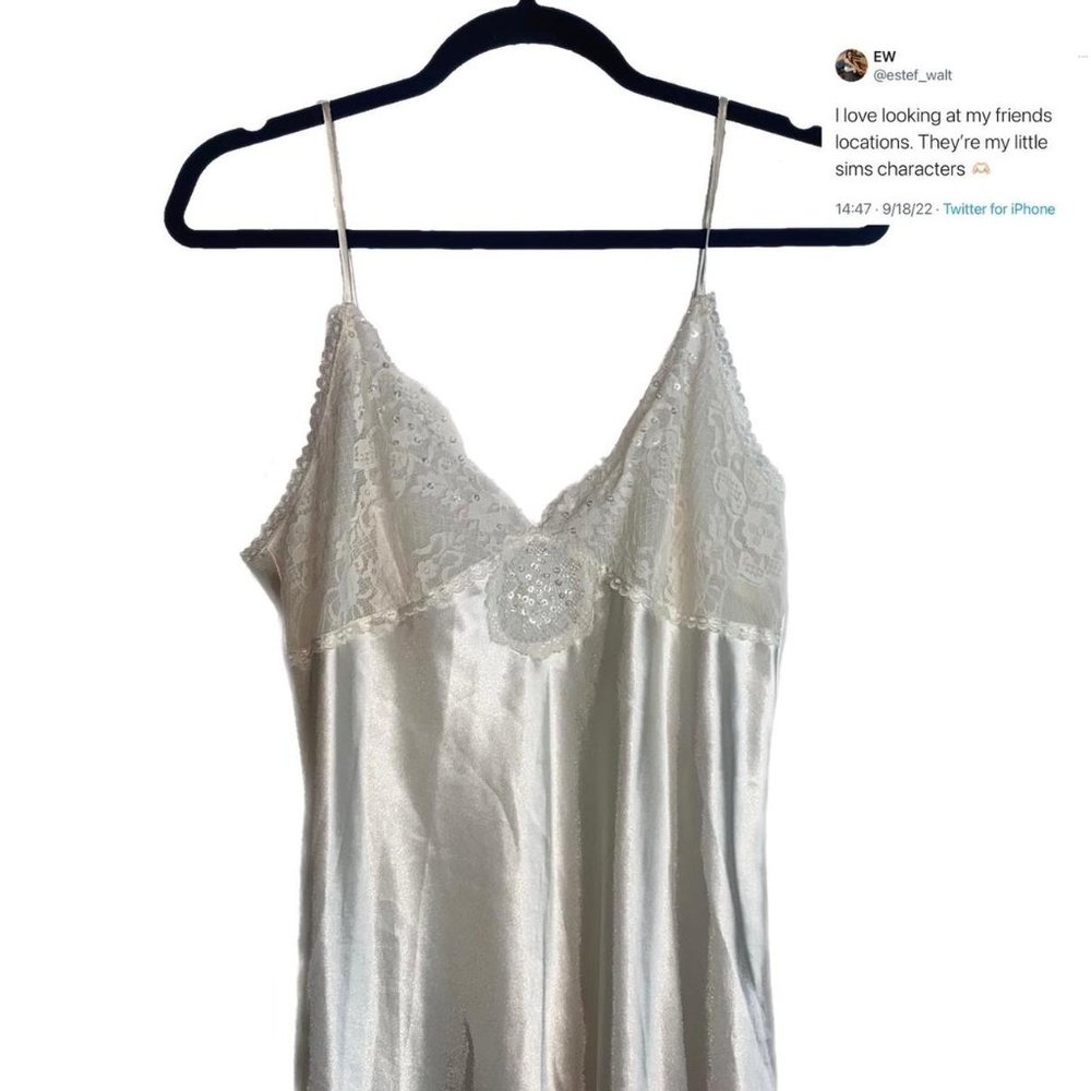 Valerie Stevens Vintage Silk Nightgown
